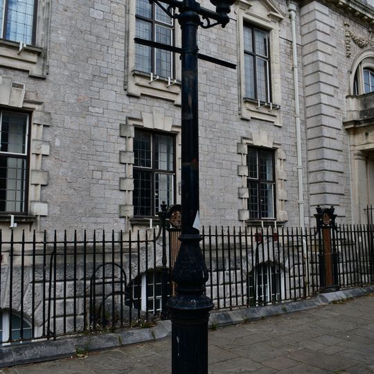 Lamp Post Approximately 5 Metres South West Of Town Hall Porch