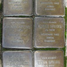 Stolperstein en memoria de Alfred Spiegel