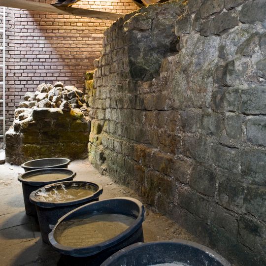 De ondergrondse restanten van het Romeinse castellum Traiectum en van bouwwerken uit de latere middeleeuwen op het Domplein