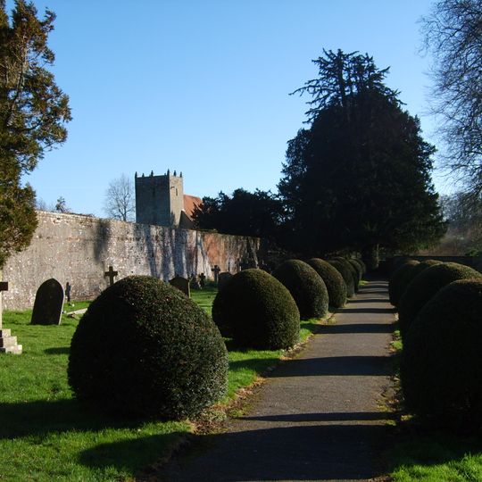 The Kitchen Garden Walls At Woolbeding House To The South West Of The House