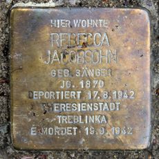 Stolperstein en memoria de Rebecca Jacobsohn