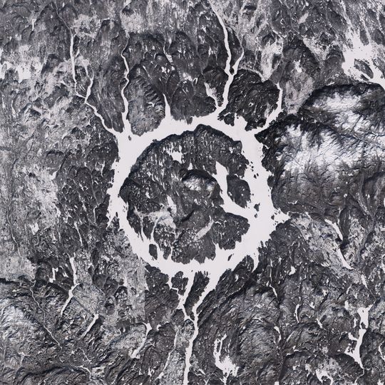 Manicouagan crater