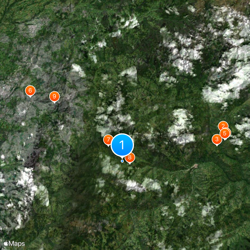 La Línea Map