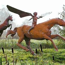 Springendes Pferd
