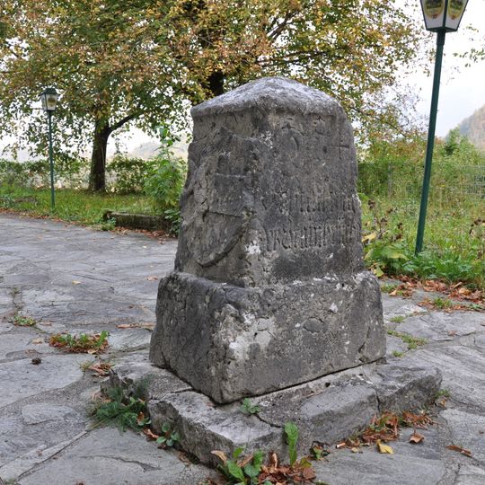 Großer Grenzstein Bayern/Salzburg