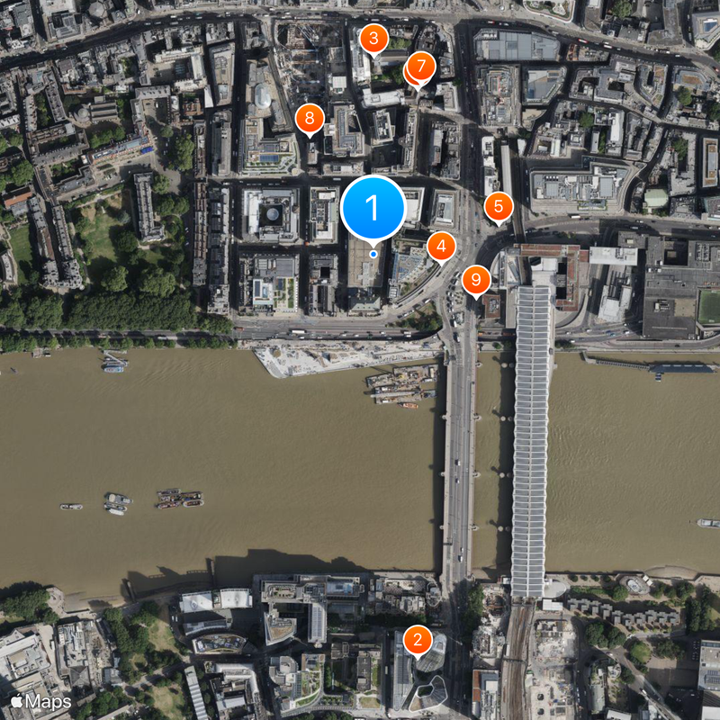 Bridewell Palace Mapa