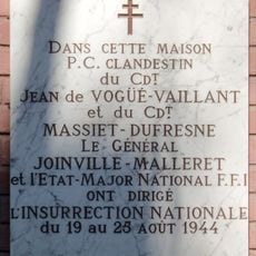 Commemorative plaque