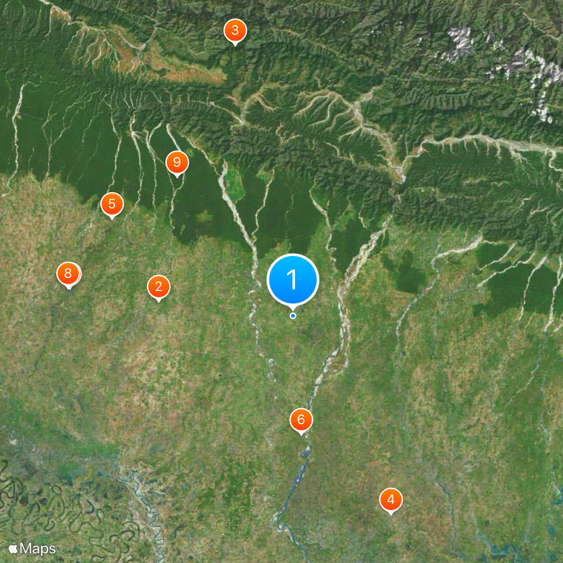 Rautahat District Map