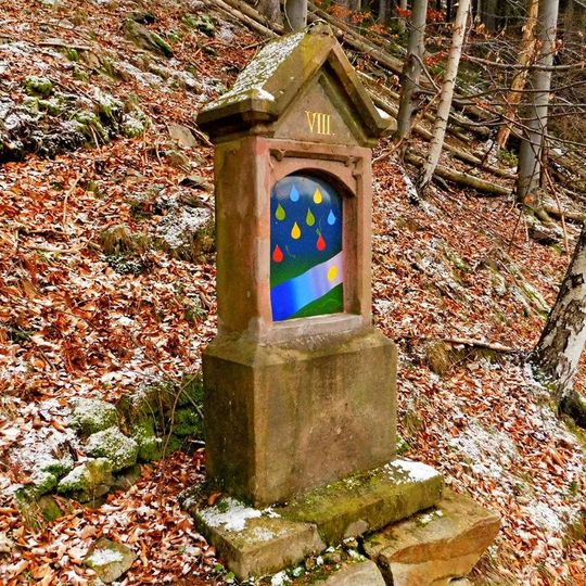 8. zastavení na křížové cestě na Starou Horu