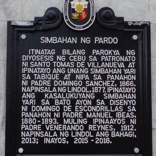 Church of Pardo historical marker