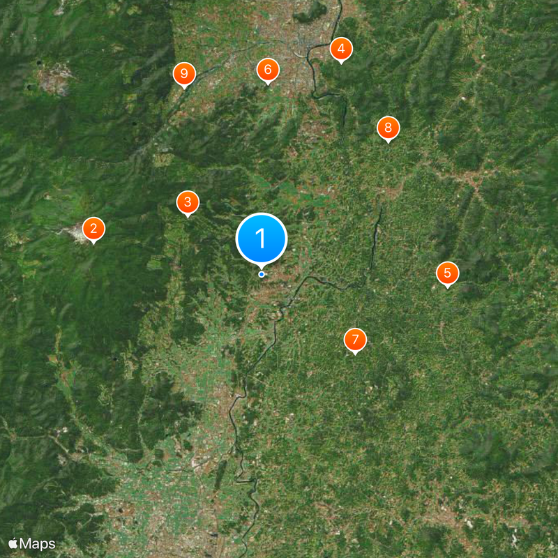Nihonmatsu Castle Mapa