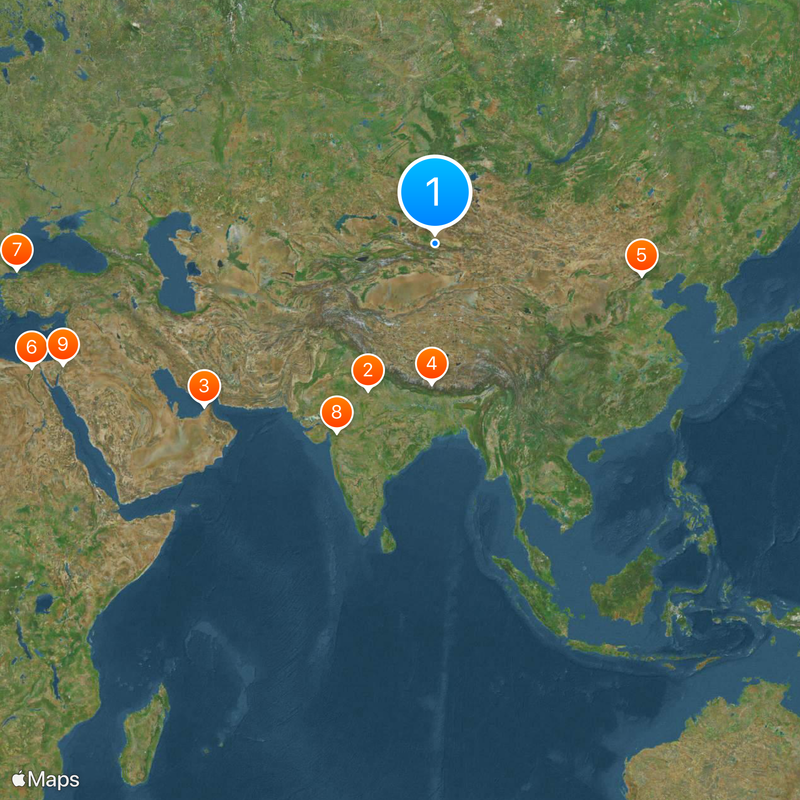 Asia Map