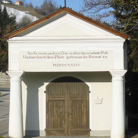 Ehem. evang. Friedhofskapelle, Kapelle Zur alten Einsetz