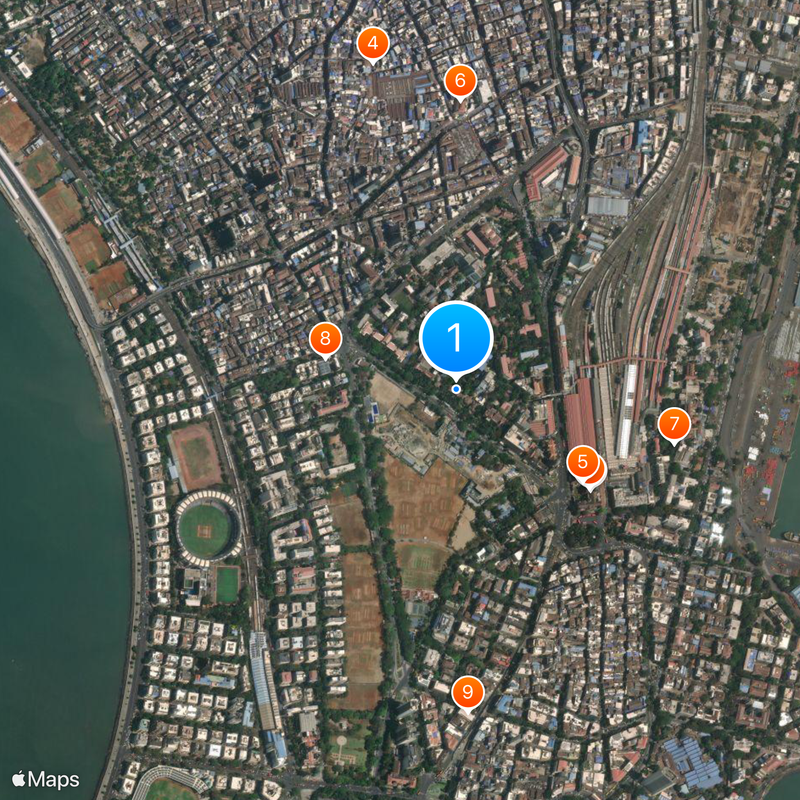 Cama Hospital Map