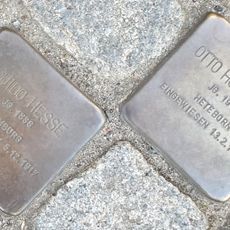 Stolperstein à la mémoire de Otto Karl Hüttepohl