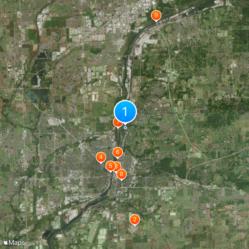 Illinois and Michigan Canal Mappa