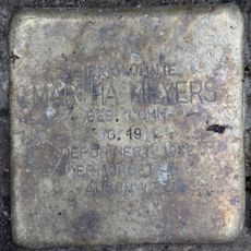 Stolperstein dedicated to Martha Meyers