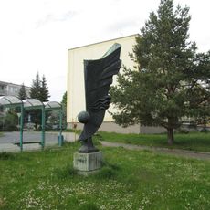 Plastika v Kaznějově na sídlišti