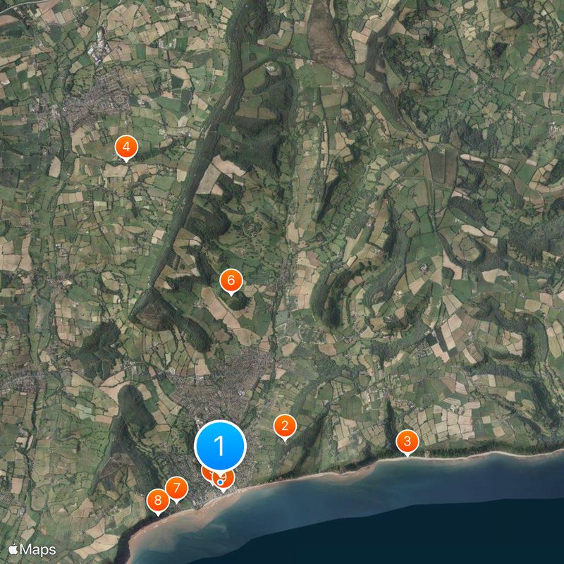 Sidmouth Map