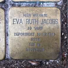 Stolperstein en memoria de Eva Ruth Jacobs