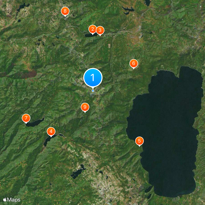 Palisades Tahoe Map
