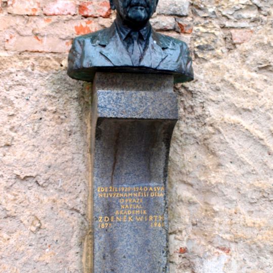 Pamětní deska Zdeňka Wirtha v Praze