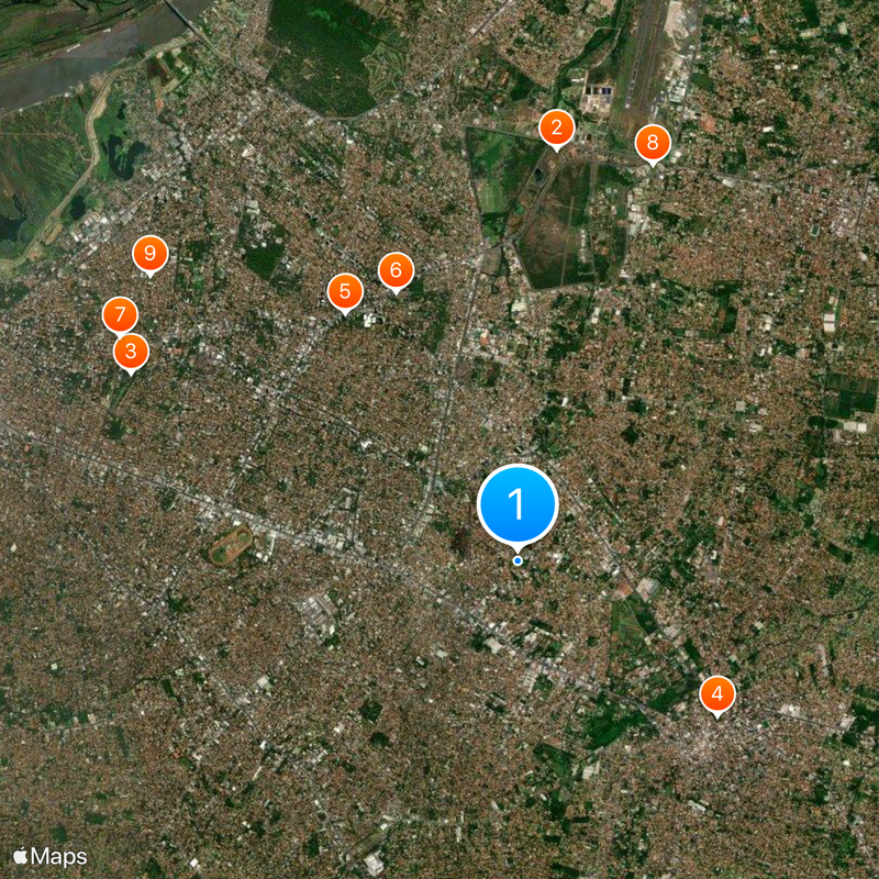 Fernando de la Mora Map