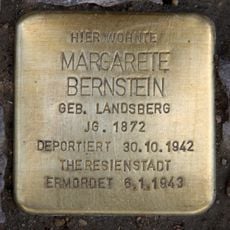 Stolperstein für Margarete Bernstein