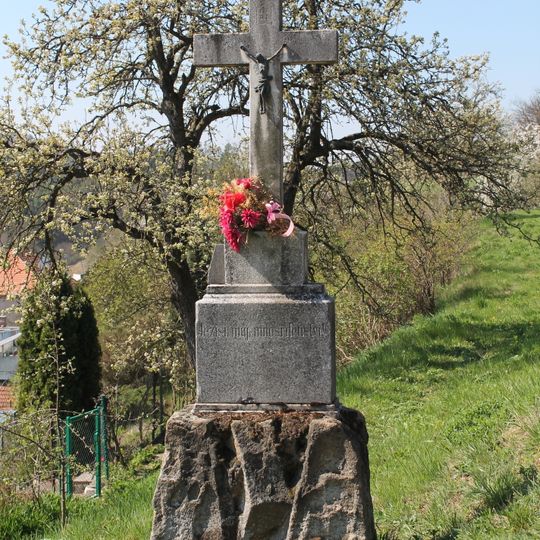 Wayside cross in Kanice