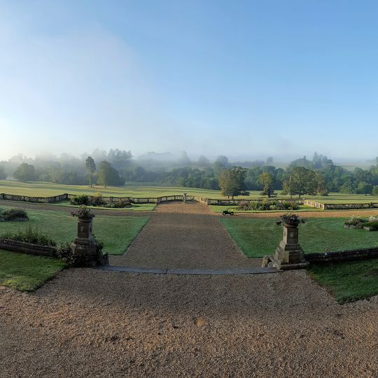 Retaining Walls, Piers, Balustrading, Urns And Figures To Garden Of Orchardlea House