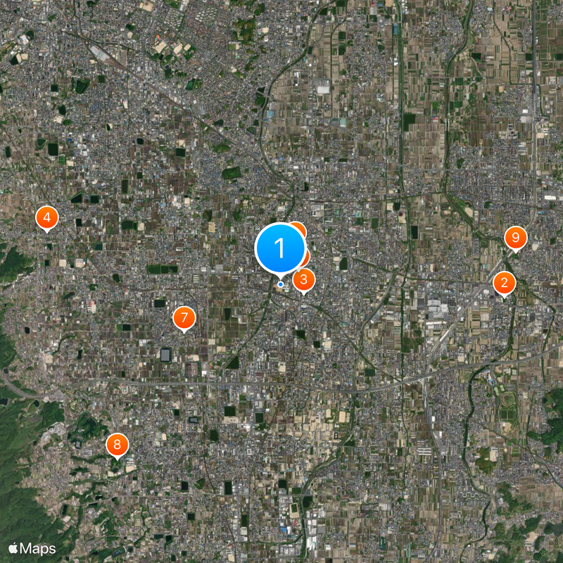Nara Prefectural Takada High School Map