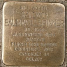 Stolperstein dedicated to Salomon Baumwollspinner