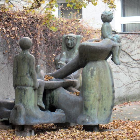 Skulptur in der Oudenarder Straße 10