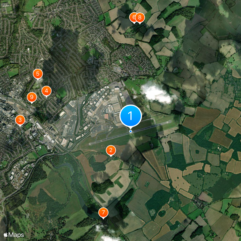 London Luton Airport Map