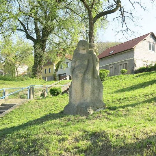 Socha v Pivovarské ulici v Bílině