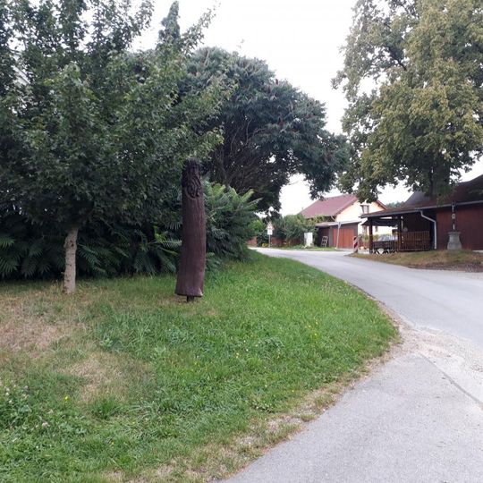 Socha praotce Radima v Radimově