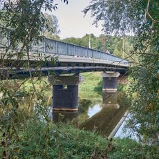 Most Lužné ulice přes Ohři v Lokti