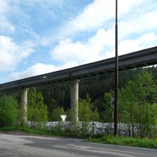 Dopravníkový most v papírnách ve Větřní