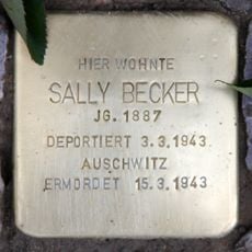 Stolperstein à la mémoire de Sally Becker