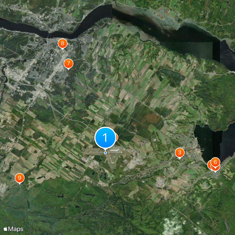 CFB Bagotville Map