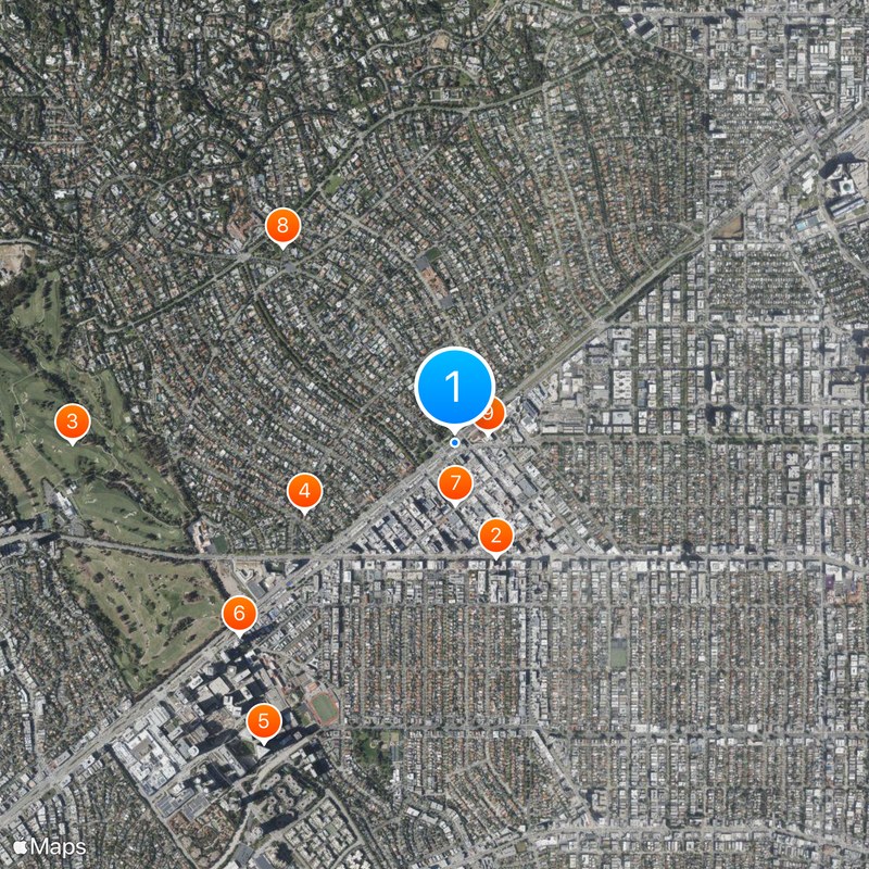 California State Route 2 Mappa