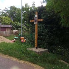 Začátek křížové cesty u Kryr