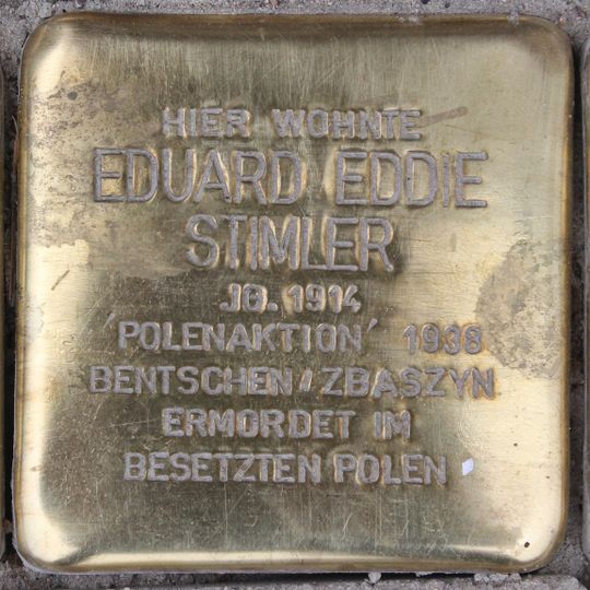 Stolperstein für Eduard Eddie Stimler