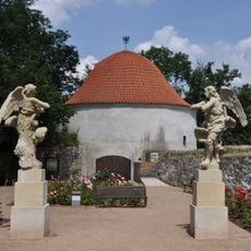 Zahrada u bašty Prachárny