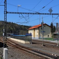 Podchod v železniční stanici Svojšín