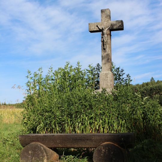Kříž na odbočce k Mezihoří
