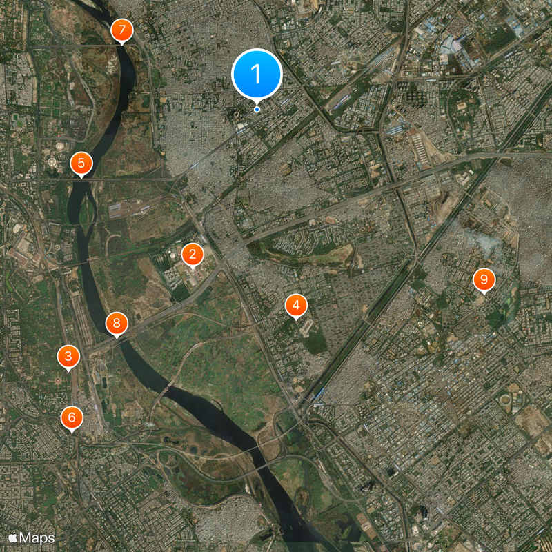 East Delhi district Map