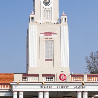 Mysore railway station clock tower