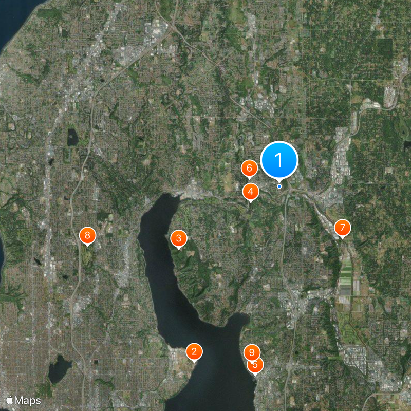 University of Washington Bothell Map