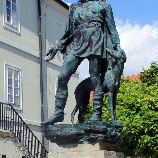 Statue of Jan Černčický z Kácova in Nové Město nad Metují